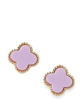 Lavender Icon Stud Earrings